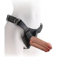 King Cock strap-on harnas + dildo - 19.1 cm