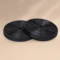 Klarstein Americana Purista actief koolfilter set van 2 vervanging accessoires 18 x 2 cm (ØxH)