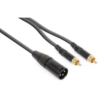 PD Connex Kabel - CX58-3 - 1x XLR Male - 2x RCA 3 meter