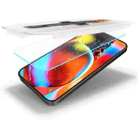 Spigen Screen Protector Geschikt voor Apple iPhone 17e / 16e / 14 / 13 / 13 Pro - EZ Fit GLAS.tR - 9H Tempered Glass - Case Friendly - Gemakkelijke Installatie - 2-Pack