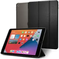 Spigen Smart Fold Bookcase voor de Apple iPad 9 (2021) 10.2 inch / iPad 8 (2020) 10.2 inch / iPad 7 (2019) 10.2 inch - Zwart