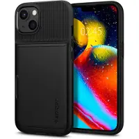 Spigen Slim Armor CS Backcover voor de Apple iPhone 13 - Zwart