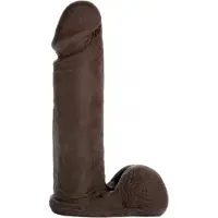 Doc Johnson Vac-U-Lock voorbinddildo Ur3 Cock zwart - 20,32 cm