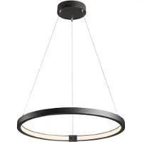 SLV Led hanglamp One Ø 60cm dimbaar zwart