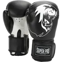 Super Pro Combat Gear Talent (kick)bokshandschoenen Zwart/Wit 10oz