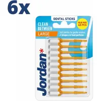 Jordan Clean Between Sticks Large - 6 x 40 stuks - Voordeelverpakking