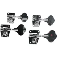 Fazley 10548 4-in-line stemmechanieken voor basgitaar chrome