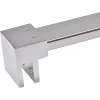 Wiesbaden Comfort inloopdouche 500 x 2000 x 10 mm nano helder glas/chroom