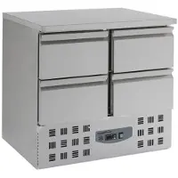 CombiSteel Koelwerkbank Combisteel, 4 lades, 90(b)x87(h)x70(d), 230V/340W