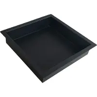 Wiesbaden Demis inbouwnis 30 x 30 x 10 cm mat zwart