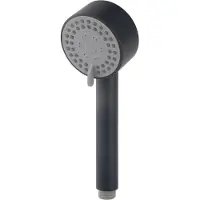 Wiesbaden UniMatch Cadans handdouche 3 standen Ø 8 cm mat zwart