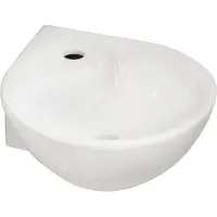 Wiesbaden Porta hoekfontein 35x35x14.5cm wit