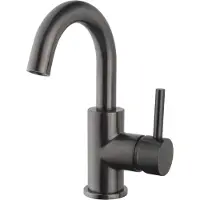 Wiesbaden Opbouw Wastafelkraan Caral met Draaibare Uitloop GunMetal PVD Coating