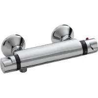 Wiesbaden Universal thermostatische douchemengkraan chroom