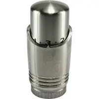 Wiesbaden Riko luxe thermostaatknop m-30 geborsteld staal