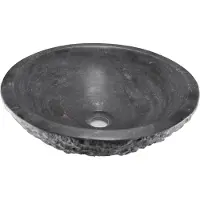 Wiesbaden Raw waskom rond hamerslag 42x14 cm hardsteen gezoet 39.3518