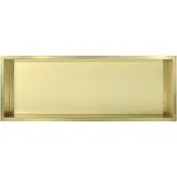 Guido Gusto Mat goud RVS Inbouwnis 30x90x10cm