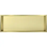 Guido Gusto Mat goud RVS Inbouwnis 30x90x7cm
