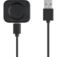 Kwmobile USB-oplaadkabel geschikt voor Oppo Watch 2 (42mm 46mm) / Watch X / 4 Pro kabel - Laadkabel voor smartwatch - in zwart
