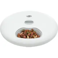Trixie voerautomaat tx5+1 6 maaltijden 180 ml wit - 32x32x8 cm - Hondenvoer