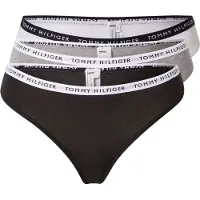 Tommy Hilfiger Underwear String grijs gemêleerd / zwart / wit