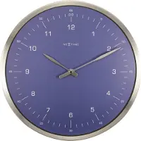 Nextime 60 Minutes – Wandklok – 33 cm – Metaal – Blauw
