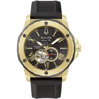 Bulova Marine Star herenhorloge Zwart 98A272