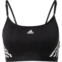 Adidas Performance adidas Aeroreact Training Light-Support 3-Stripes Beha - Dames - Zwart- 2XS A-C