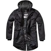 Brandit Tussenparka 'Marsh Lake' zwart
