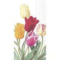 IHR - Papieren Gastendoekjes - Tulips - Tulpen