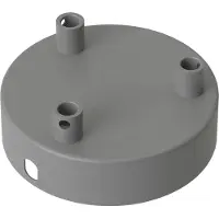 Calex Plafondkap | (Rond, 3 lampen, Beton)