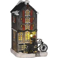 Luville Molendam Grachtenpand | 3x AA | 11 x 9,5 x 18,5 cm