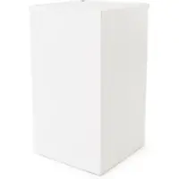 DECOR WALTHER Wasmand 50 L met Kepdeksel Vierkant Wit Mat