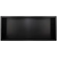 Guido Gusto Mat zwart RVS Inbouwnis 30x60x7cm