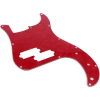 Fazley 10657 slagplaat voor P-stijl basgitaar rood parelmoer