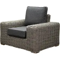 AVH-Collectie Queen lounge tuinstoel - olefin grijs