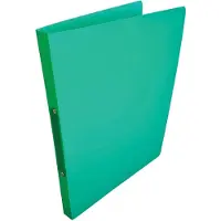 Alpha ringmap, voor ft A4, uit PP, 2 ringen van 16 mm, groen - 7 stuks