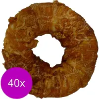 Timo Runder Kauwdonut - Hondensnacks - 40 x Kip 7 cm 70 g 1 stuk
