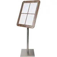 Securit Glass Star Led Display 74x57xh3cm 4a4pole And Base Exclusive