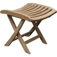 AVH-Collectie Beverly voetenbank teak inklapbaar