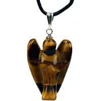 Phoenix Engelen hanger tijgeroog - 3 - Mineraal - M