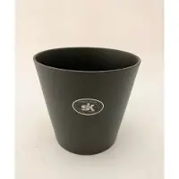 SK Bloempot Venetia mat zwart 14cm