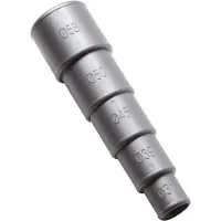 Talamex Universal Straight Connector 32-59 Mm Zilver