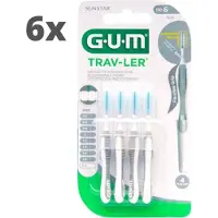 Gum Travler ragers Grijs 2.0mm - 6 x 4 stuks - Voordeelverpakking