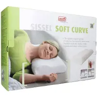 Sissel Soft Curve Compact Hoofdkussen + Overtrek 1 St Kussen