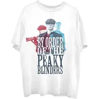 Ginza.se Peaky Blinders - 3 Tommys Heren T-shirt - M - Wit