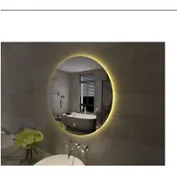 Xellanz Giro spiegel rond met LED, dimbaar 120 cm