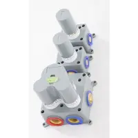 Brauer Brushed Edition thermostatische inbouw regendouche SET 13 met 20 cm douchekop en rechte muurarm en staaf handdouche en doucheslang en geïntegreerde glijstang RVS geborsteld PVD