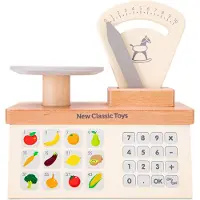 New Classic Toys Houten Speelgoedweegschaal