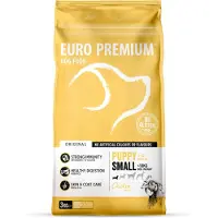 Euro Premium 4x Puppy Small Kip - Rijst 3 Kg
